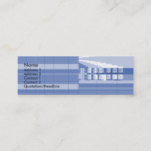 Keyboard Part Mini Business Card