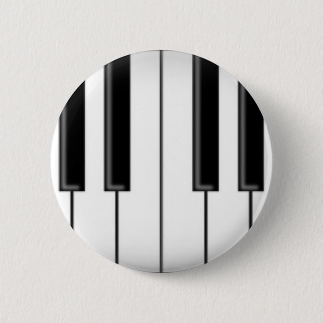 Keyboard / Piano Keys: 2 Inch Round Button (Front)