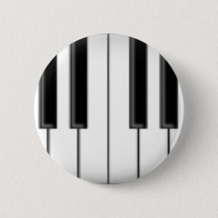 Keyboard / Piano Keys: 2 Inch Round Button