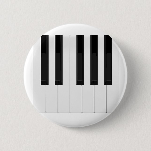 Keyboard / Piano Keys: 2 Inch Round Button (Front)