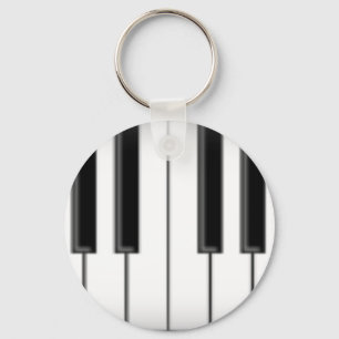 Keyboard / Piano Keys: Keychain