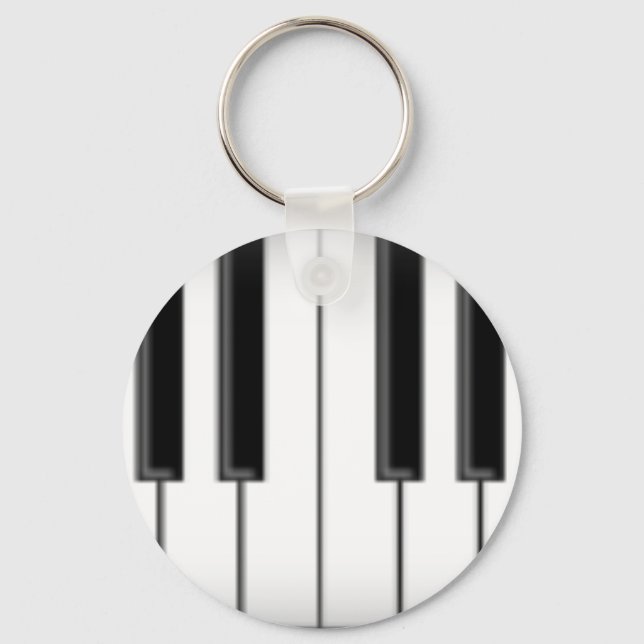 Keyboard / Piano Keys: Keychain (Front)