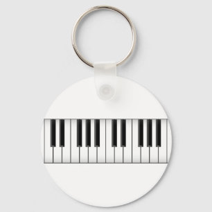 Keyboard / Piano Keys: Keychain