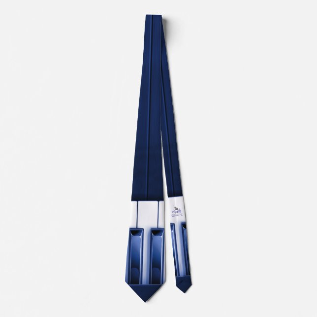 Keyboard Play Piano Musical Keyboard Necktie (Front)