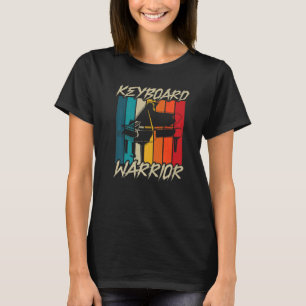 Keyboard Warrior Piano Player Musician Pianist Mus T-Shirt