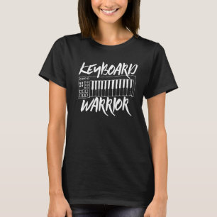 Keyboard Warrior Synthesizer Music Producer T-Shirt