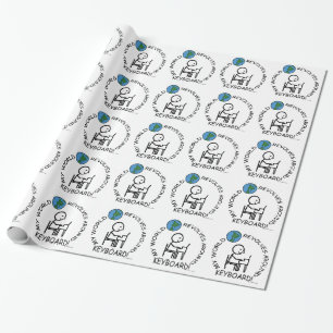 Keyboard - World Revolves Around Wrapping Paper