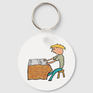 Keyboardist Keychain