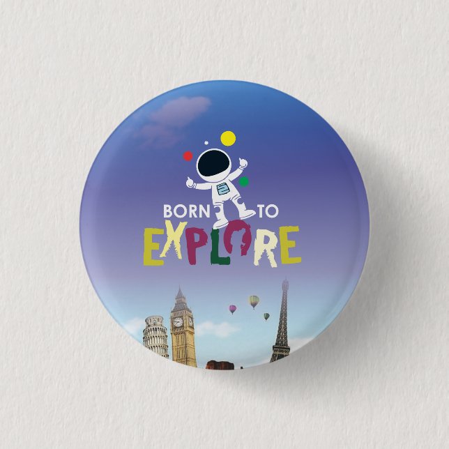 Keychain 1 Inch Round Button (Front)