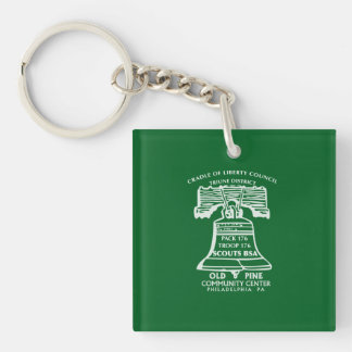 Keychain (Acrylic) - Forest Green