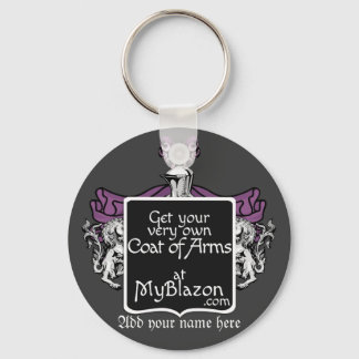 Keychain adorned with your very own coat of arms