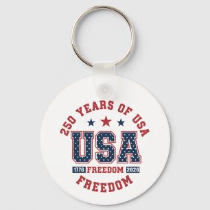 Keychain-America Patriotic 250th Anniversary Keychain