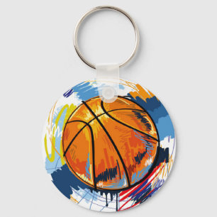 Keychain-Basketball Keychain