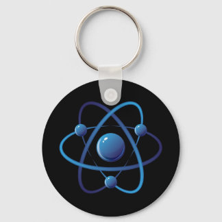 Keychain: Blue atom Keychain