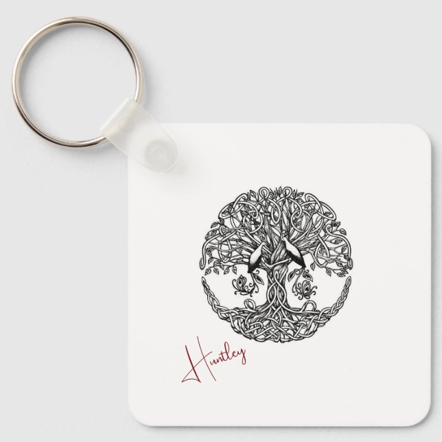 keychain Celtic tree (Front)