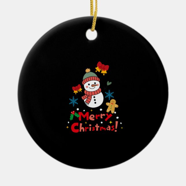 Keychain Ceramic Ornament (Front)