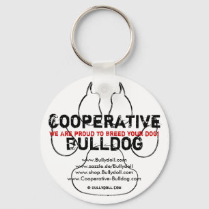 Keychain Cooperative Bulldog