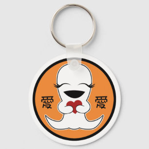 Keychain, Cute Anime Ghost Cartoon, Japanese Love Keychain