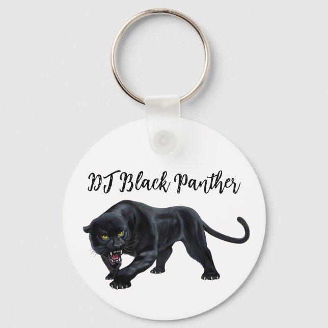 Keychain DJ Black Panther (Front)