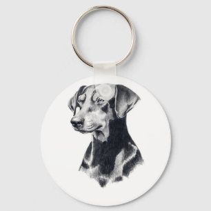 Keychain Doberman