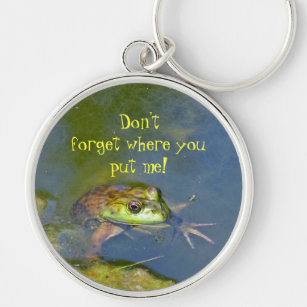Keychain, "Don't Forget Where You Put Me!" Keychain