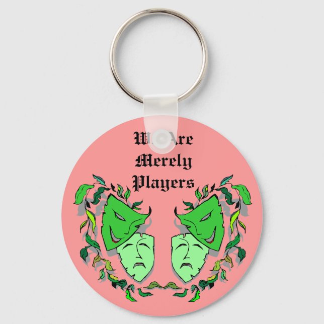KEYCHAIN DRAMA Masks stage Actor Actress QUEEN (Front)