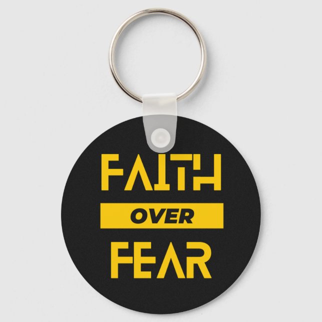 Keychain_FaithOverFear Keychain (Front)