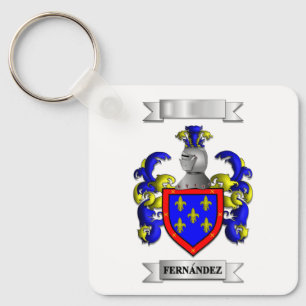 Keychain Fernandez Surname And Shield