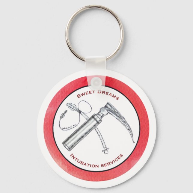 keychain for doctor anesthesiologist (Front)
