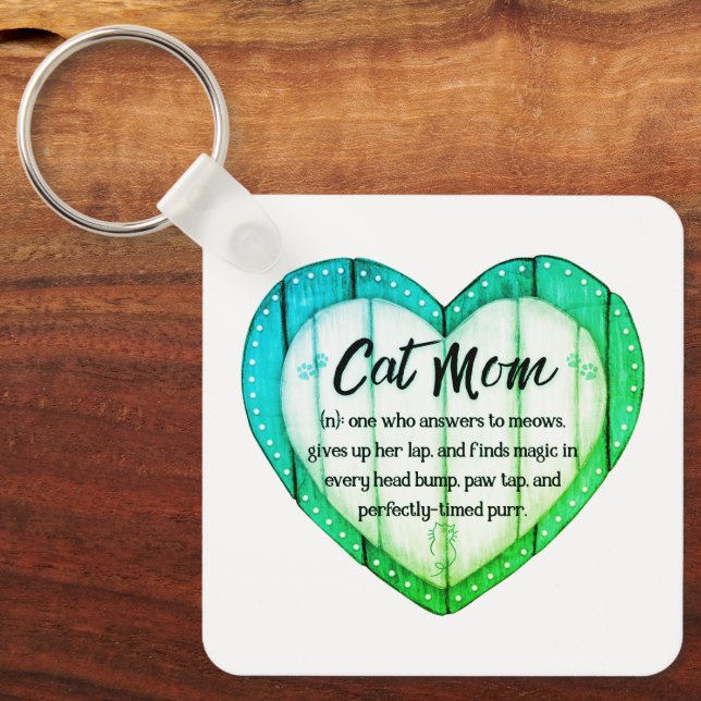 Keychain for When You’re a Cat Mom Again (Front)