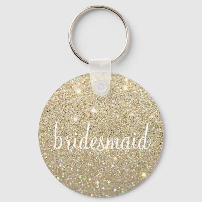 Keychain - Glitter Fab Bridesmaid (Front)