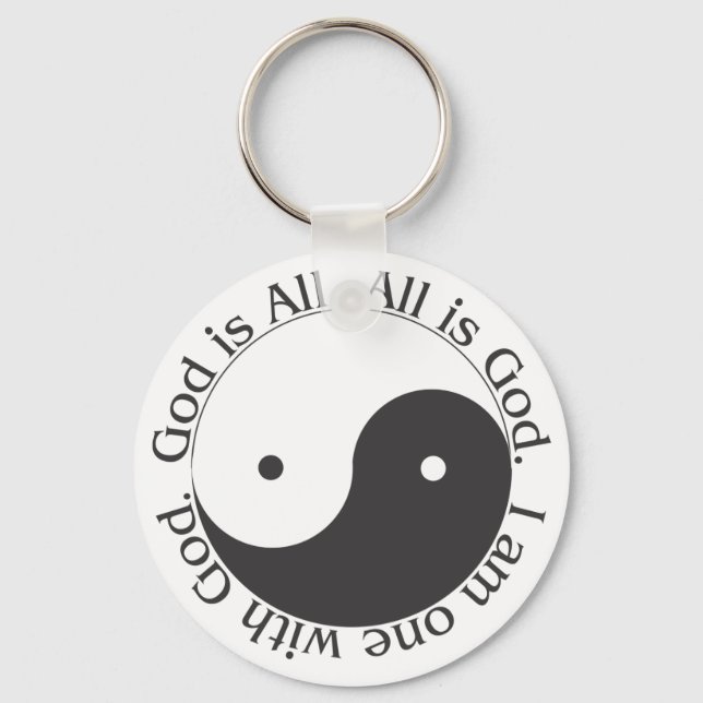 Keychain - God is All Yin-yang (Front)