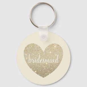 Keychain - Heart Fab Bridesmaid