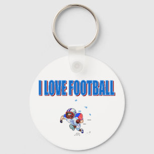 KEYCHAIN - I LOVE FOOTBALL
