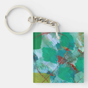 Keychain in Marble Design