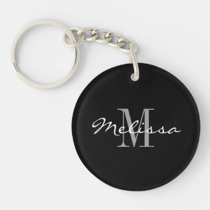 Keychain Intial Monogram Name
