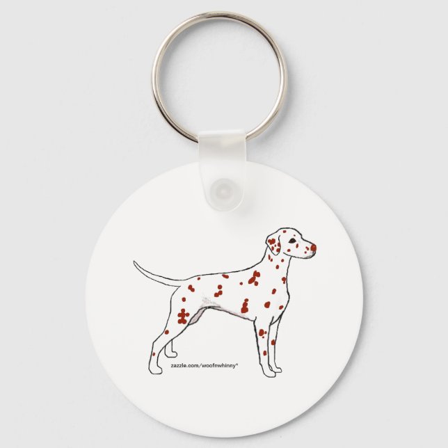 Keychain -- Liver Dalmatian (Front)