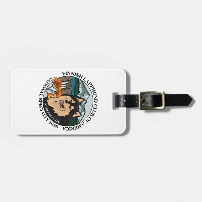 Keychain Luggage Tag (Front Horizontal)