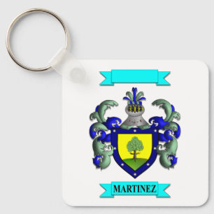 Keychain Martinez Surname And Shield