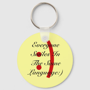 Keychain Modern CRC Original PairUp Smile Emoticon