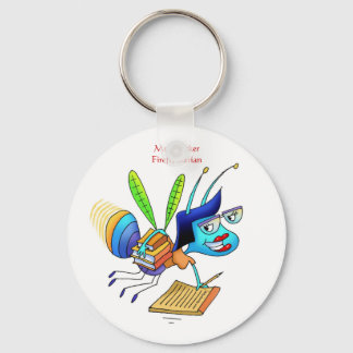 Keychain Mrs. Flicker Fireflybrarian