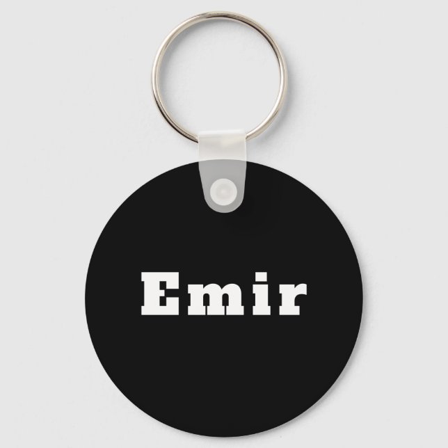 keychain named Emir (Front)