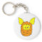 Keychain - Orange Fuzzling