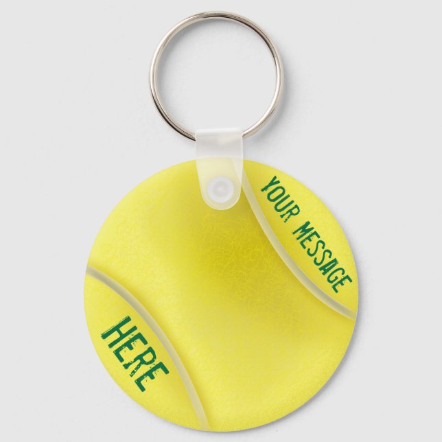 Keychain Personalized Tennis Gifts for Women (Front)