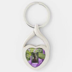 keychain, purple, green, prayer, protection, keychain