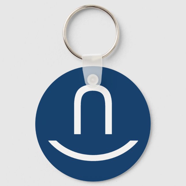 Keychain - Quarter Circle U (Front)