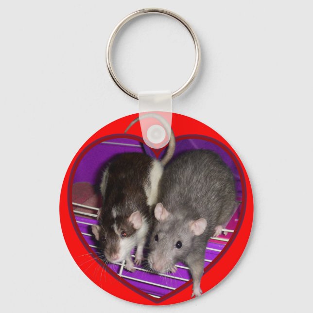 Keychain: Ratty Love Keychain (Front)