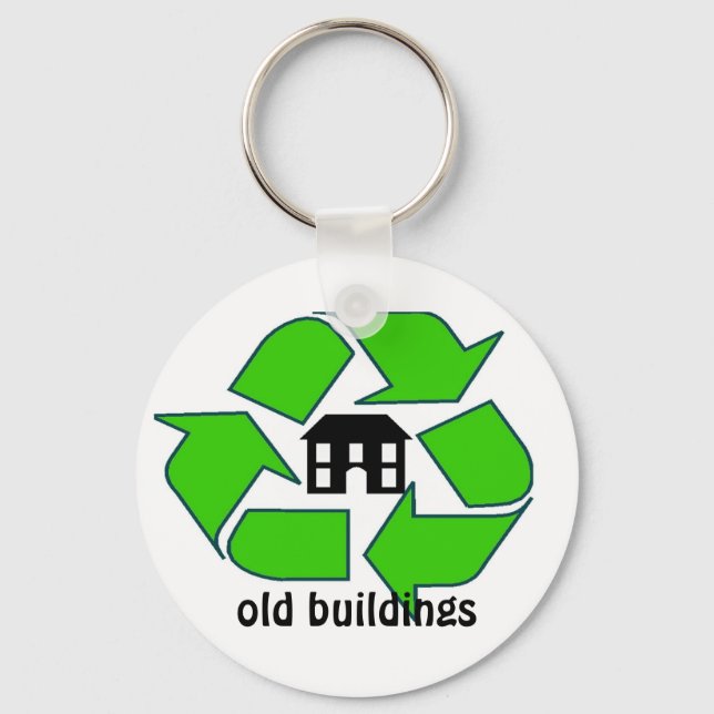 Keychain - Recycle Buildings (Front)