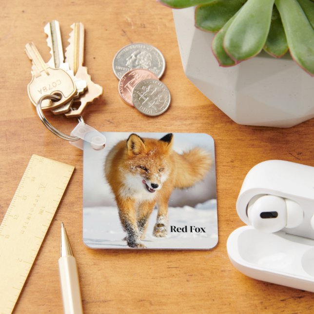 Keychain-Red Fox Keychain (Desk)