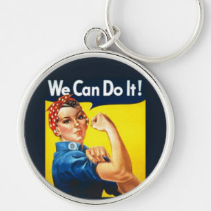 Keychain Rosie The Riveter We Can Do It